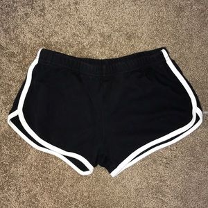 small black shorts